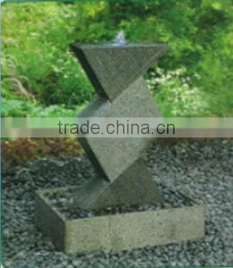shape outdoor stone water fountain