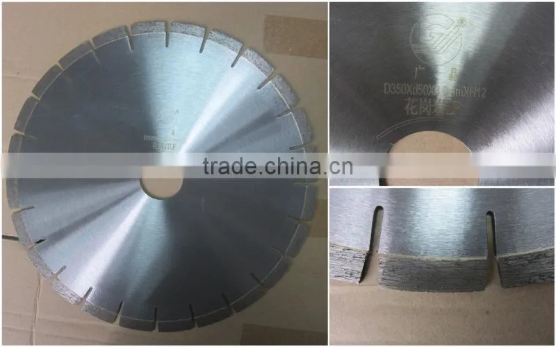 diamond blade for granite/14" 350mm diamond saw blade for granite/stone diamond tool manufacturer