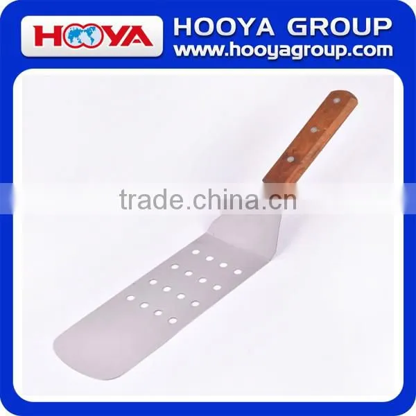 Stainless Steel Pancake Turner with Wood Handle