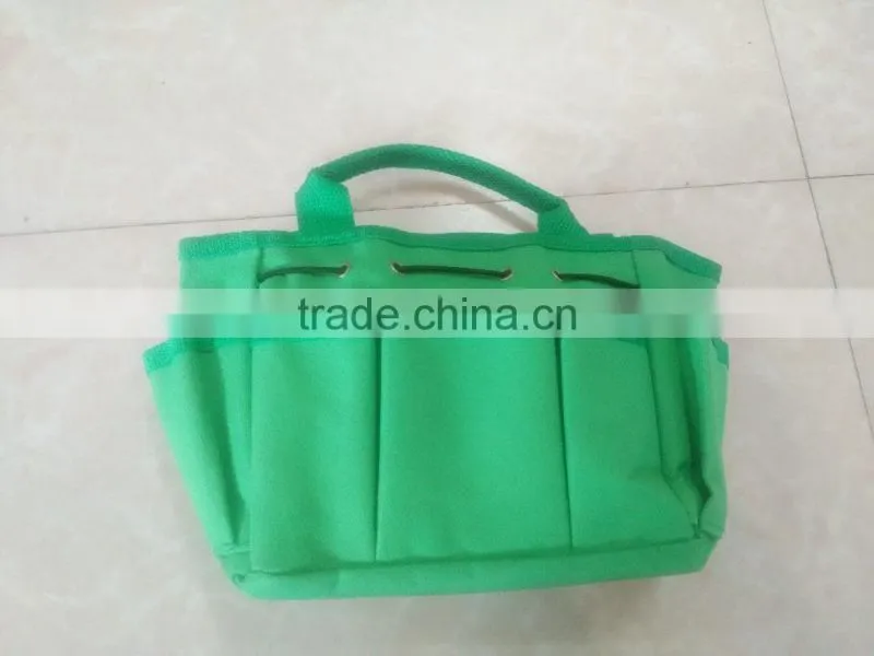 Strong canvas fabric children garden tools bag