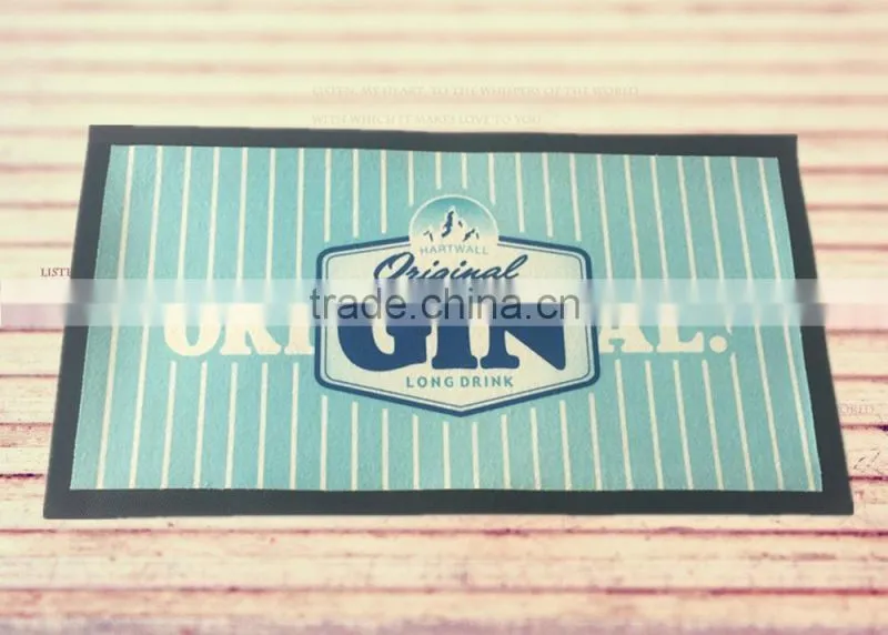 anti-slip custom non-woven rubber bar mat