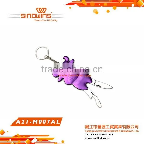 A21-M011AL Stainless Multi Tool Angel Shape Key Chain