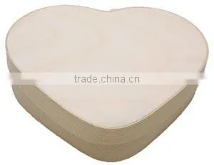 wooden heart shaped box, wooden customized box