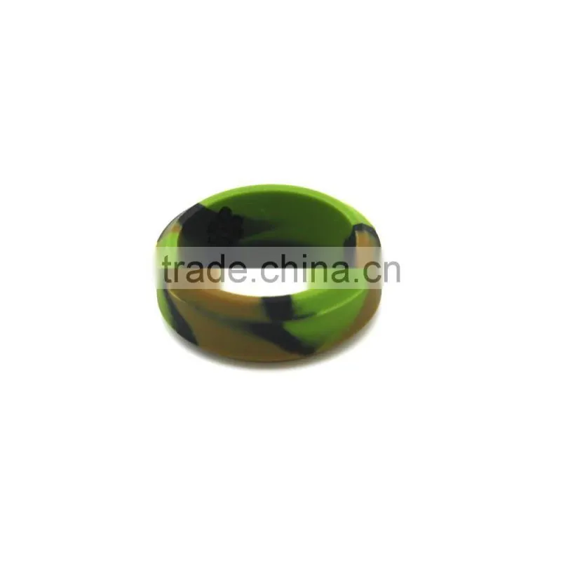 Hot selling custom cheap silicone rubber wedding rings, fashion custom silicone wedding ring