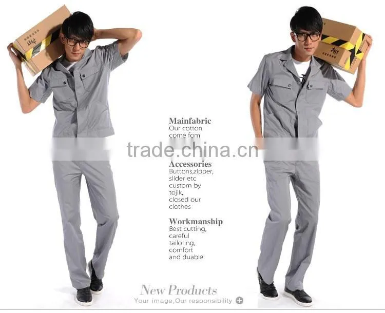 poly and cotton logistics workwear OEM MANUFACTURER made in China