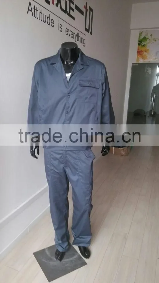 dark gey work jacket work pant mechanic workwear OEM MANUFACTURER made in China