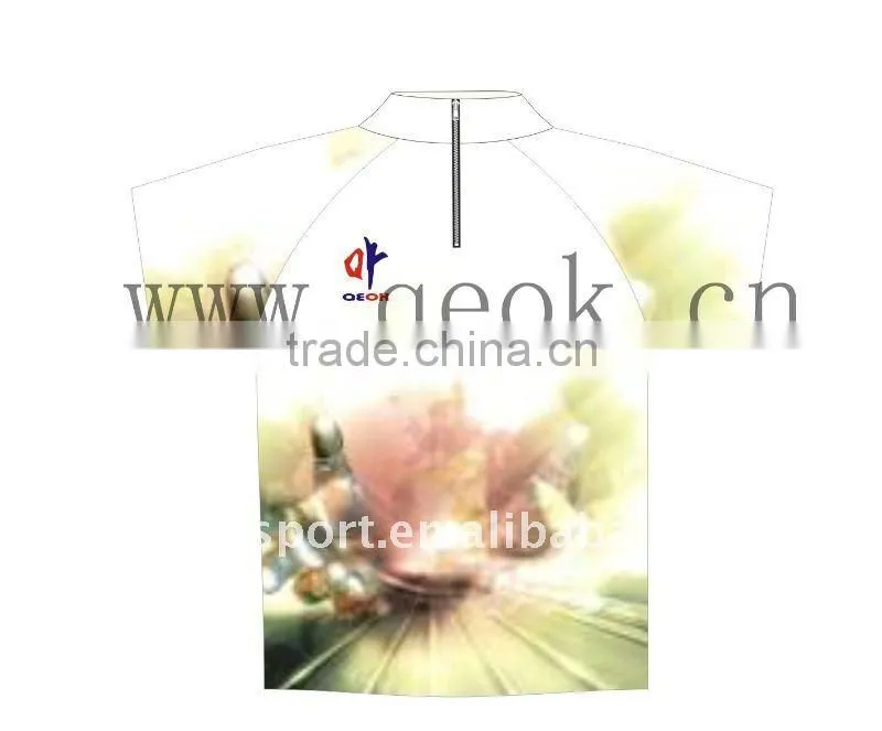 custom sublimation cycling shirt OEM cycling jersey