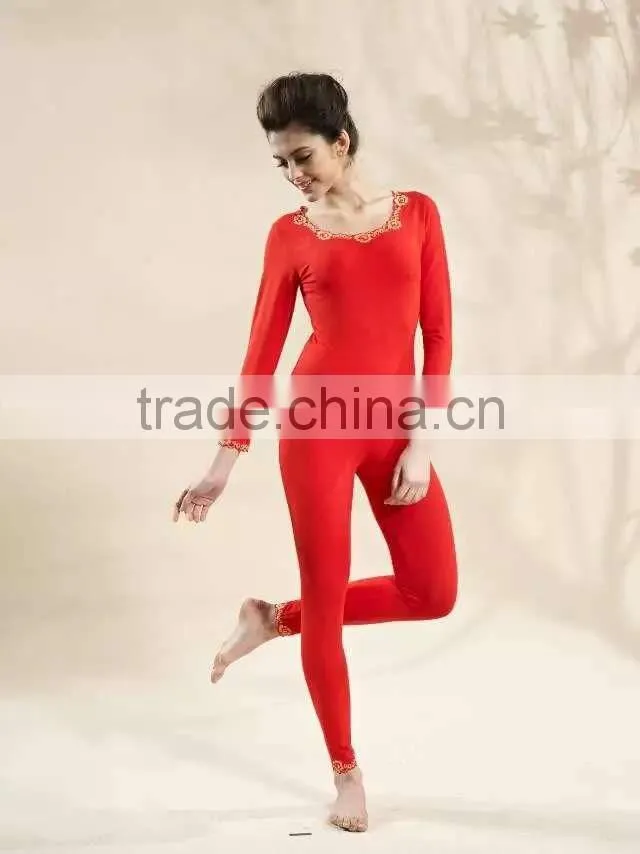 Shapers Product Type Heated Thermal women underwear long johns Lace thermal underwear
