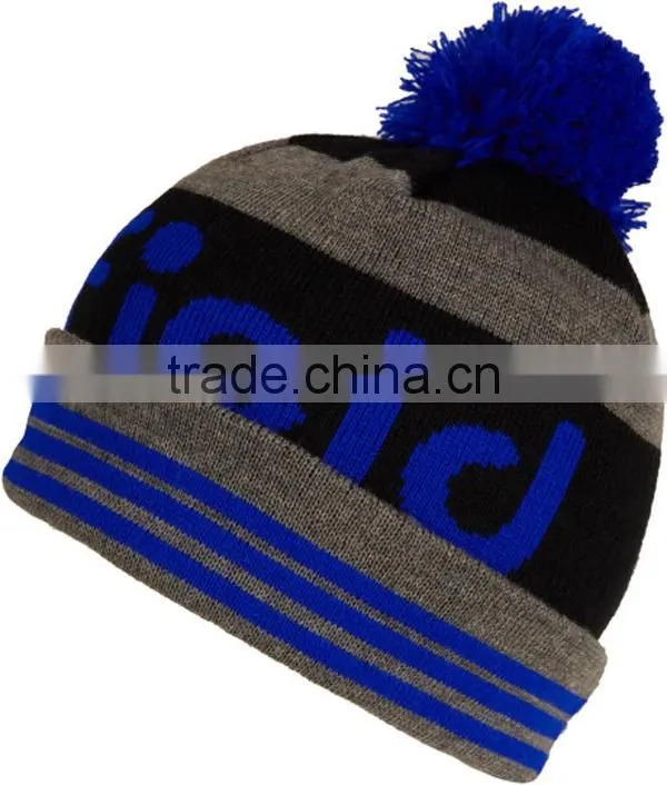 custom embroidery winter promotion cashmere knit hat