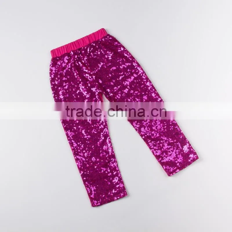 2016 America new style high quality popular sequin cotton pants