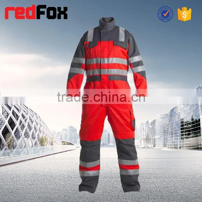2016 new design hi viz reflective safety coverall