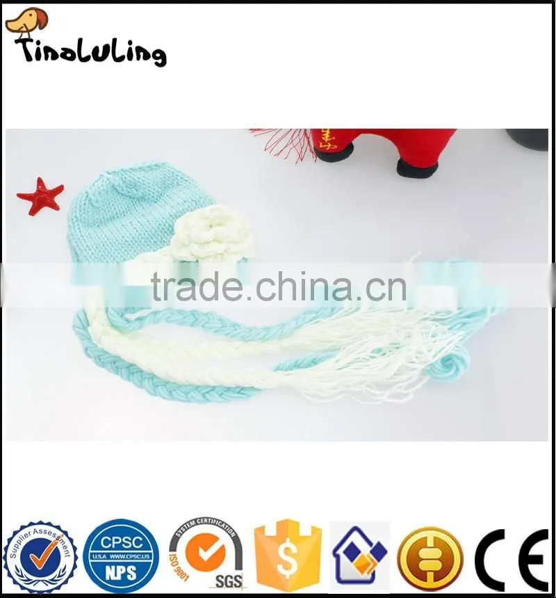 NPT46 Tinaluling Wholesale handmade baby's blue photography props for newborns