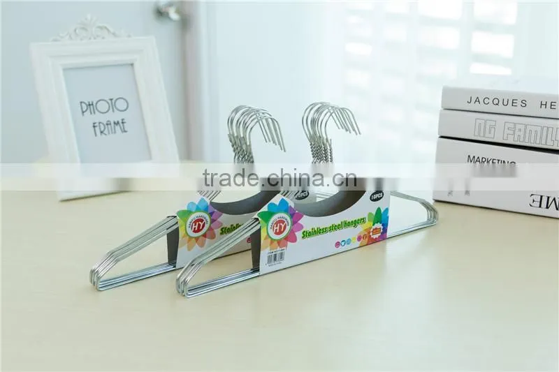 High quality Factory price PE coated metal hangers for clothes