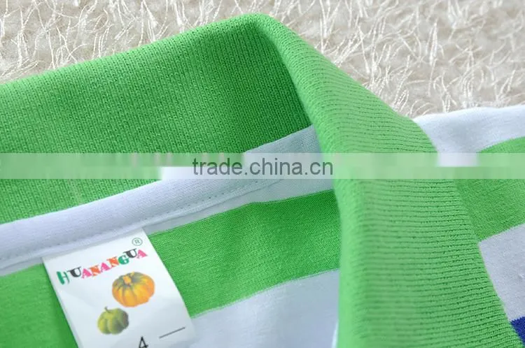 new design custom boy fancy shirt stripe polos colorful polo shirt