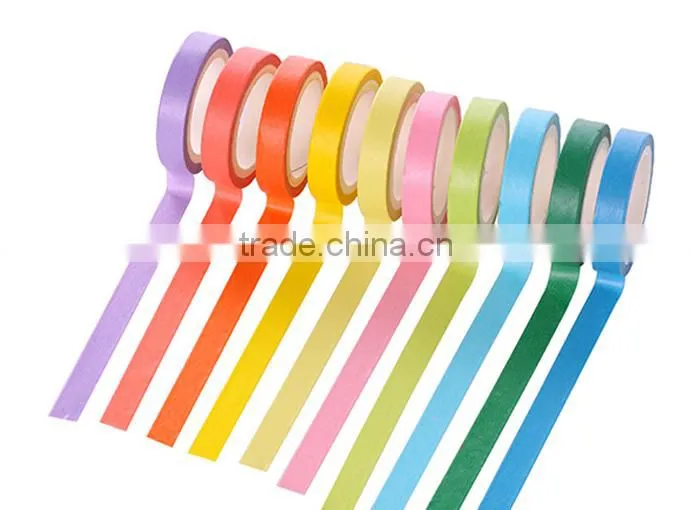 Rainbow multis color washi tape customizable adhesive tape