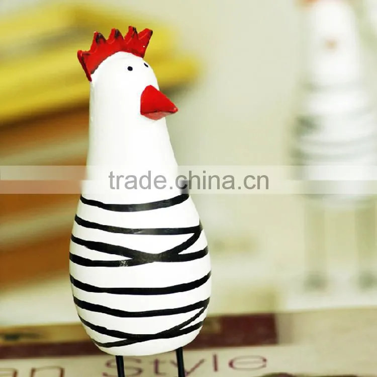 factory sale cute chicken family woodcarving easter decoration