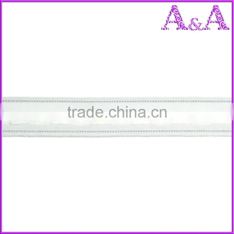high quality silver eyelets curtain tape with rings