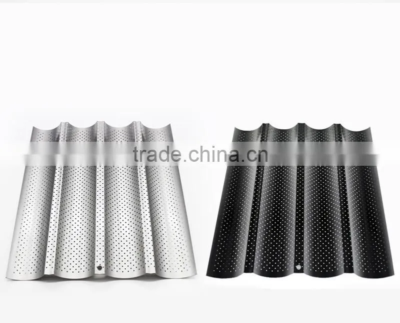 2017 High Temperature Resistant Baguette French Bread Baking Tray Nonstick Carbon Steel Baguette Bread Baking Mold Free Shipping