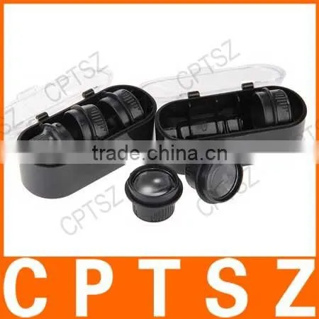 COLEMETER 10X 15X 20X 25X Magnifier Magnifying Eye Glasses Loupe LED Jeweler Watch Repair
