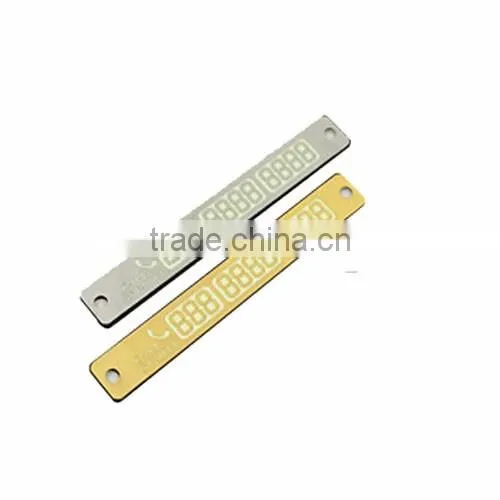 Car luminous Temporary Parking Card/Move The Phone Number Card/Mobile Phone Number Plate Message Card
