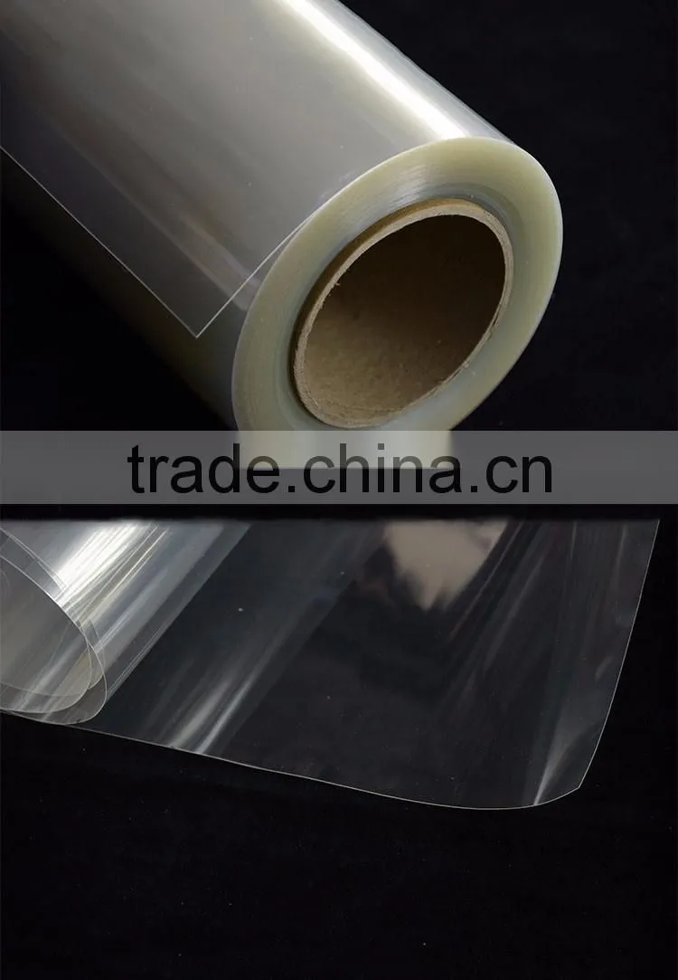 Professional manufacturer 6mil transparent glass window safety film for bank school