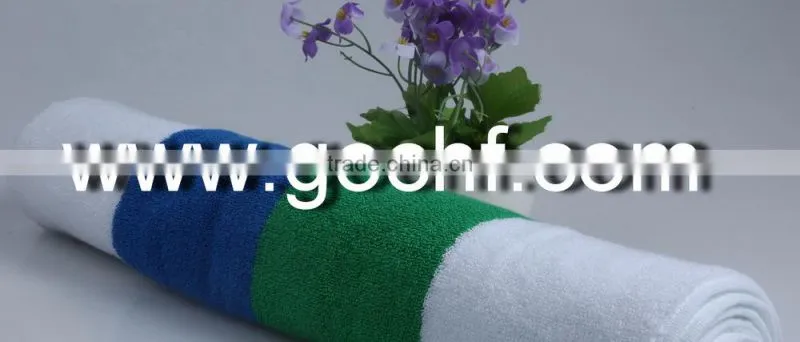 100% cotton yarn dyed jacquard sports towels