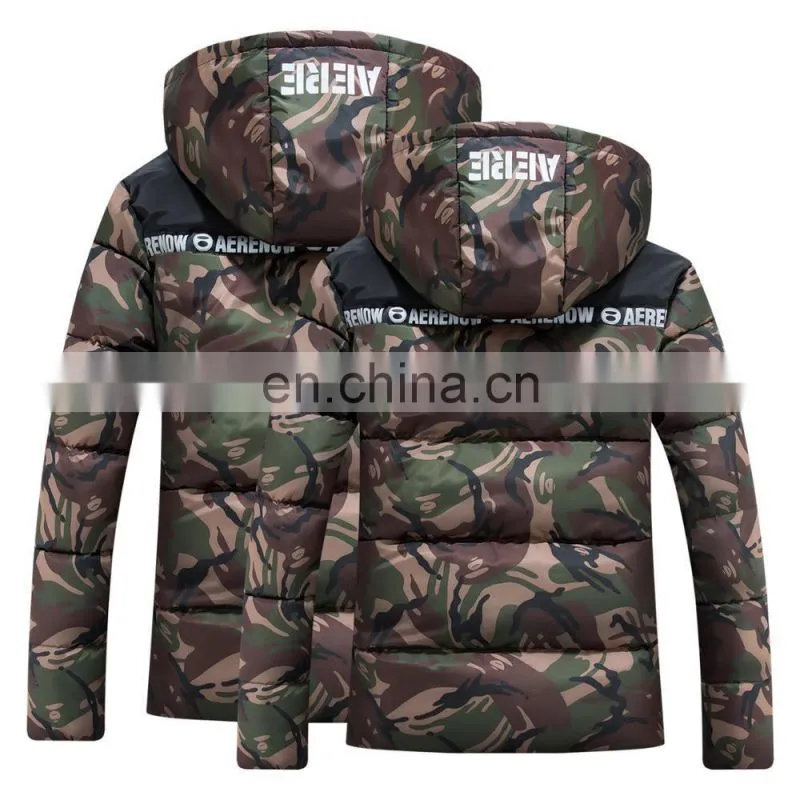 Hot Sale Men Camo Jacket 100% High Quality Cotton Camo Jacket Men