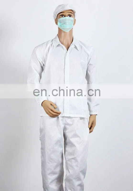 ESD Overcoats White Uniform Antistatic Apparel