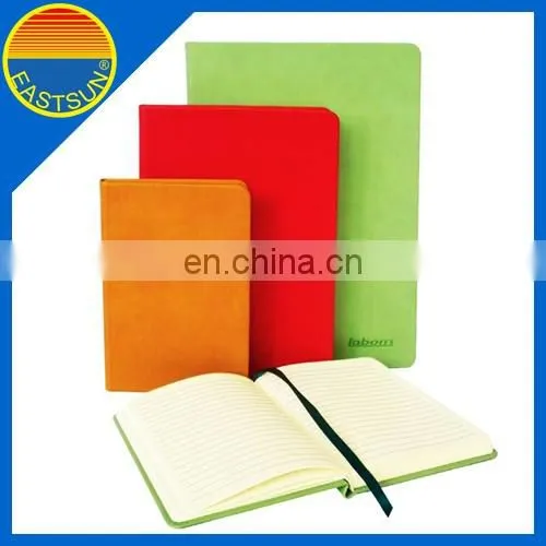 Office A4 hardcover PU notebook with elastic band