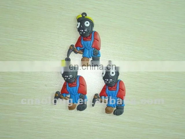 make custom design soft pvc plastic cartoon keyring,rubber keychain