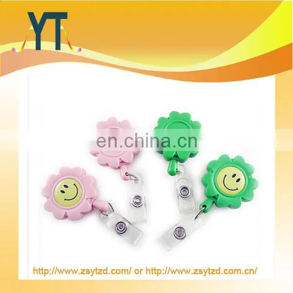 High quality designer retractable badge reel