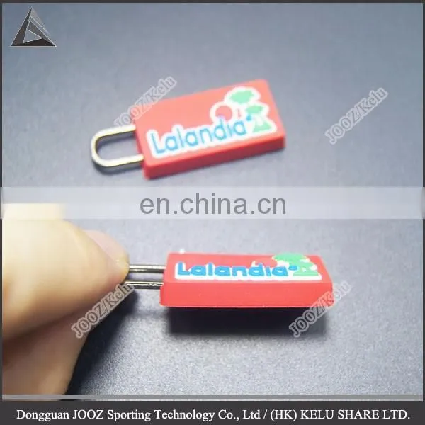 custom rubber silicone zipper head silicone garment accessories apparel zipper puller