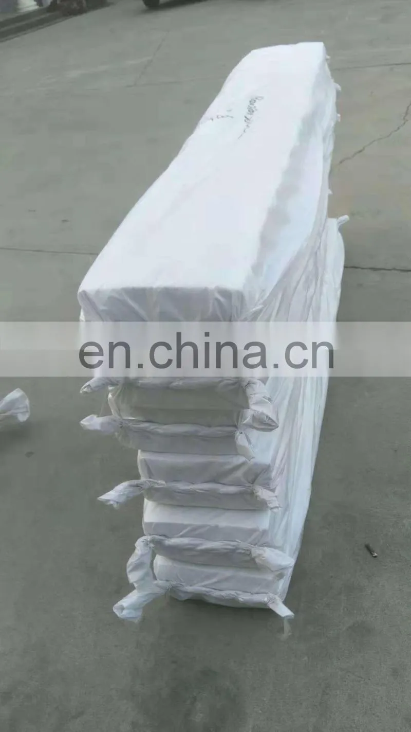 10mm thickness Pure white Industrial felt tension pad for steel slitting machine felt strips