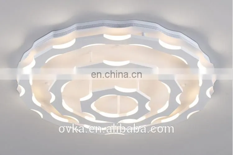 Simple style ceiling lamp LED 3-layer shape combination acrylic ceiling lamp