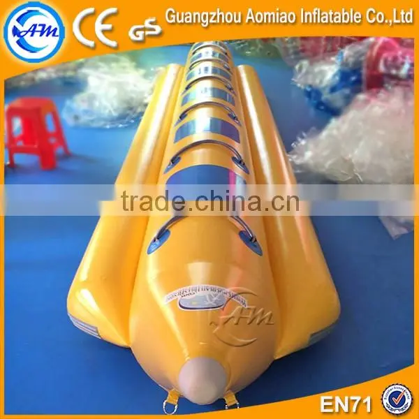 new style inflatable water games flyfish banana boat for sale