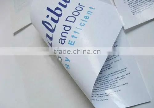Self adhesive clear vinyl paper round label printing plastic waterproof pet bottle glass window decals transparent PVC stickers
