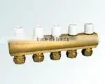 natural gas manifold for gas pipe compression fitting