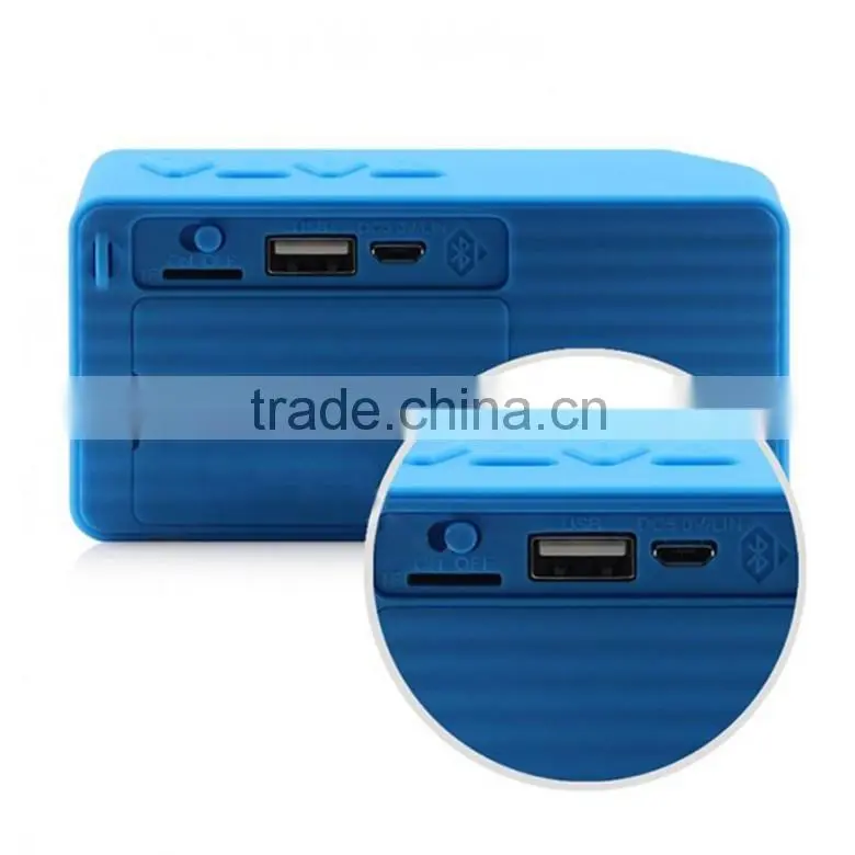 2016 mini rectangle card slot popular LC- X3 bluetooth speaker