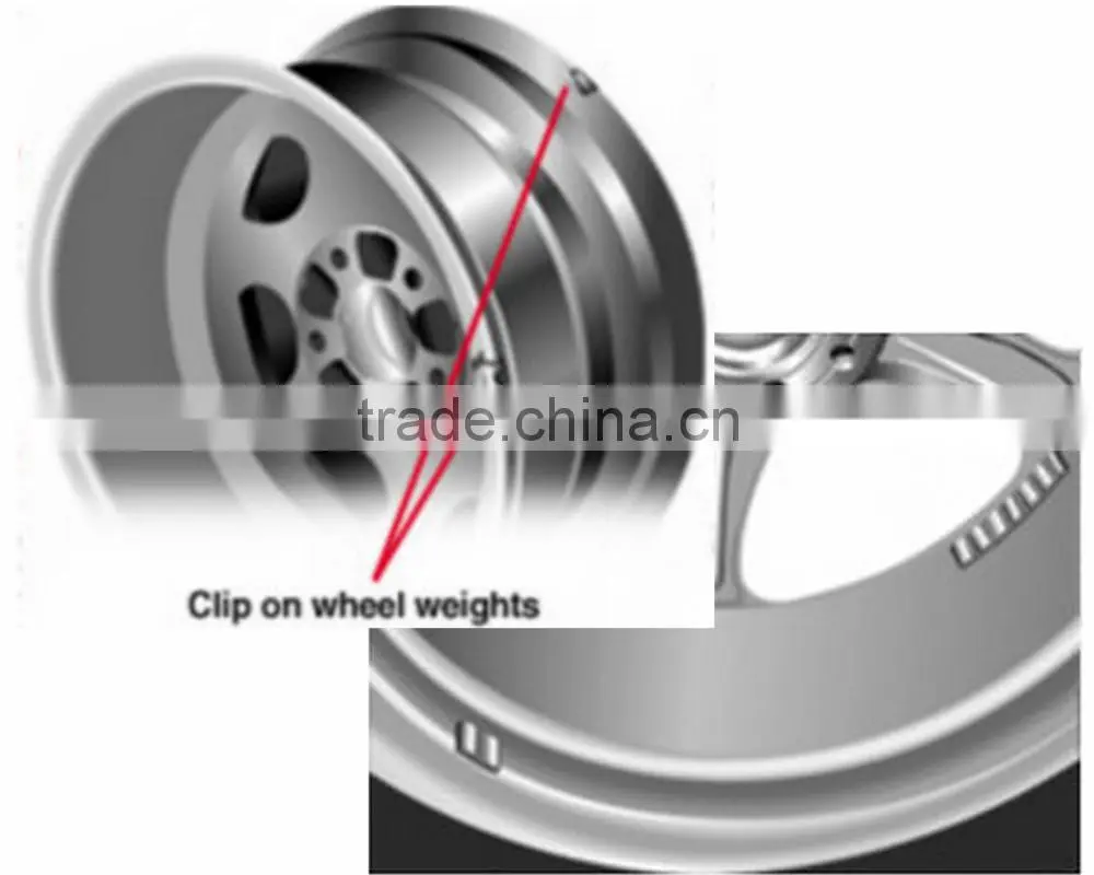 Fe adhesive wheel weight blue tape 10g+5g/(10g+5g)*4