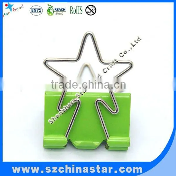 Beautiful Heart shape PET coated paper clip