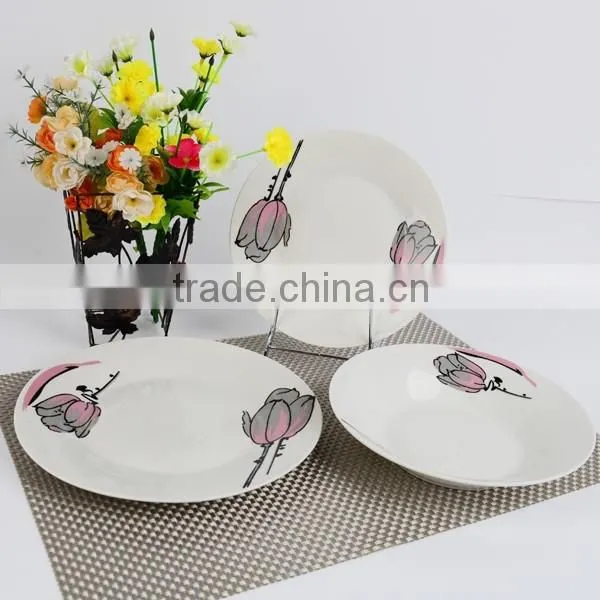 porcelain 18pc dinner set, poland porcelain dinner set, cheap christmas dinnerware