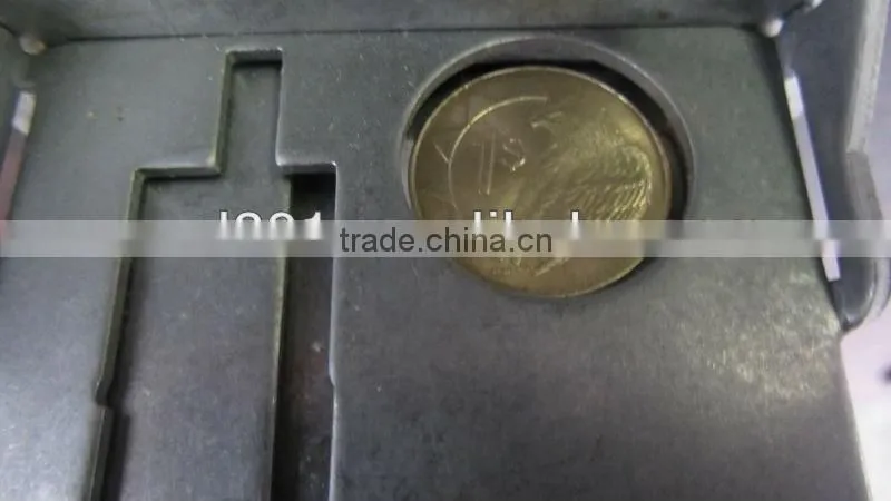 Coin operated pool table