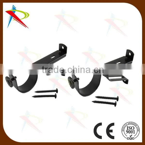 wrought metal Greece style curtain pole brackets accessories