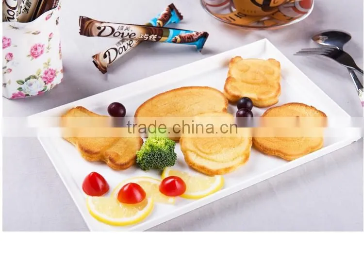 TRIONFO cartoon cast iron circle double side cake mould/pan
