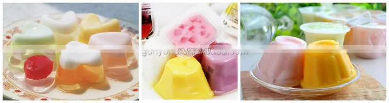 Jelly snack processing machine / pudding production line
