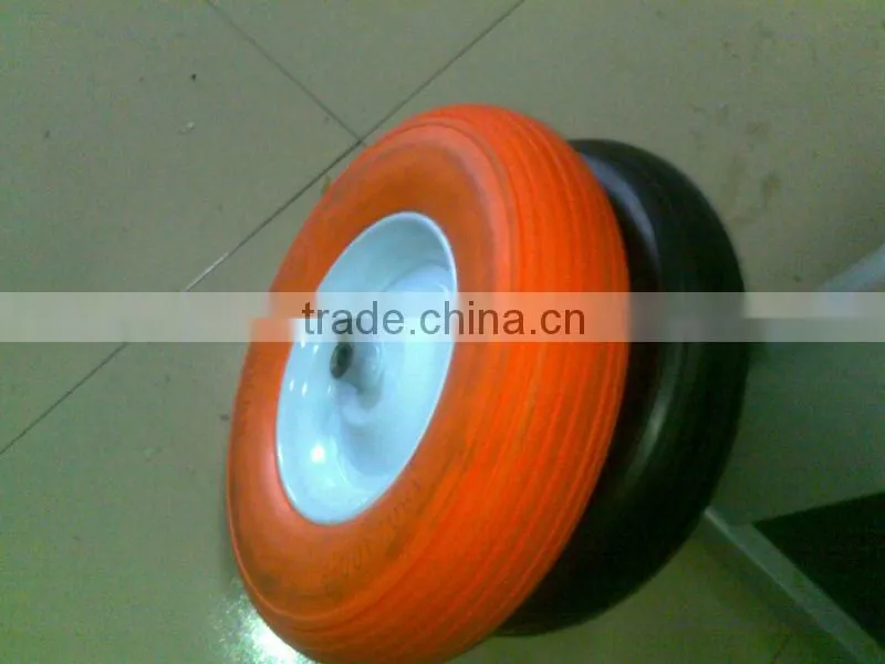 16 Inch Flat Free Wheels/PU Foam Wheel