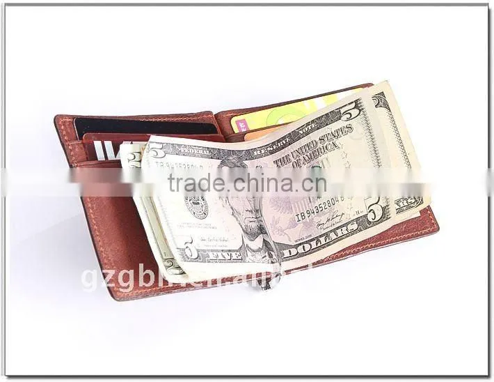 supply American Leather Money Clip Wallet and multi-function Money Clip