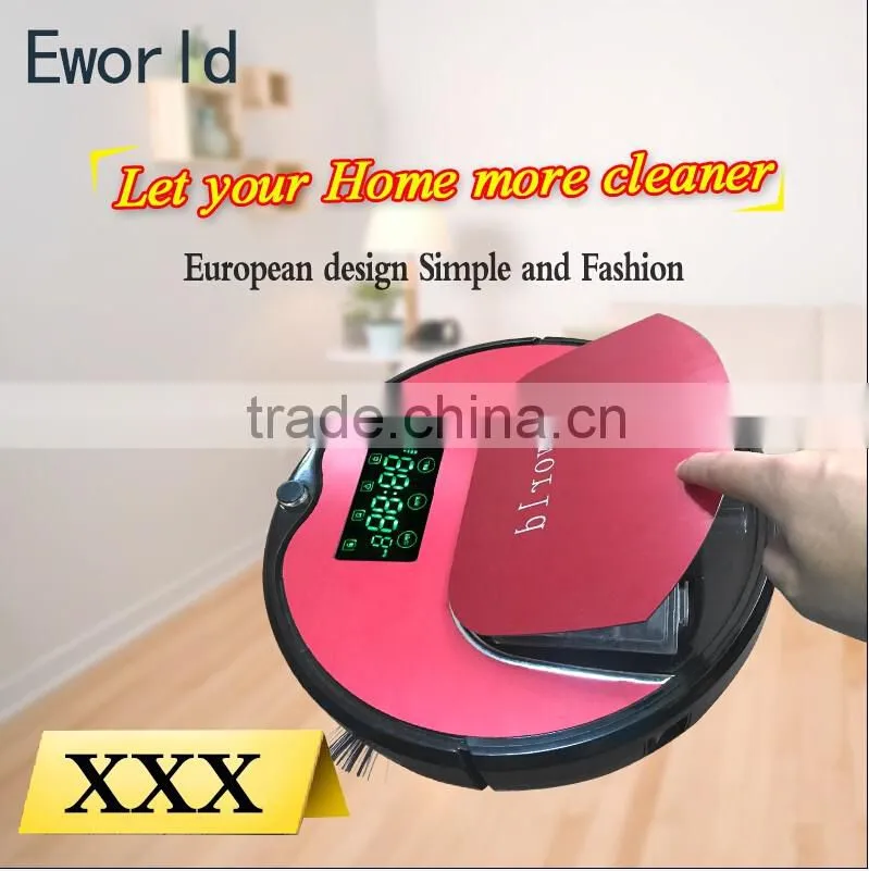 Eworld robotic suction cleaner with Remote controller/limpieza for home