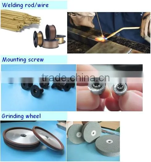 Original manufacturer of 12x6x5mm stone cutting tips widia carbide customized