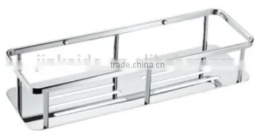 Stainless steel bath shelf, stainless steel single tier rack, 831 basket shelf